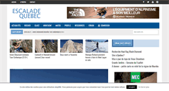 Desktop Screenshot of escaladequebec.com