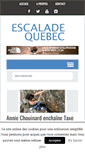 Mobile Screenshot of escaladequebec.com